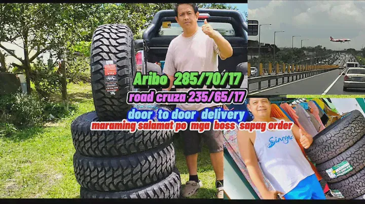 #ARIVO 285/70/17 & ROAD CRUZA 235/65/17 DOOR TO DOOR DELIVERY