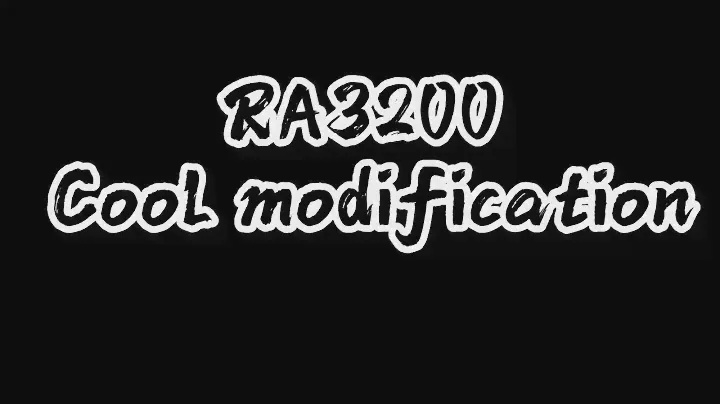 ROADCRUZA RA3200 Cool modification